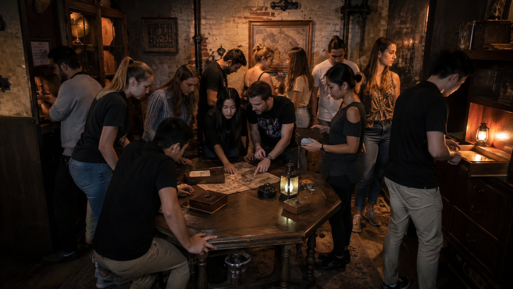 Escape rooms for big group
